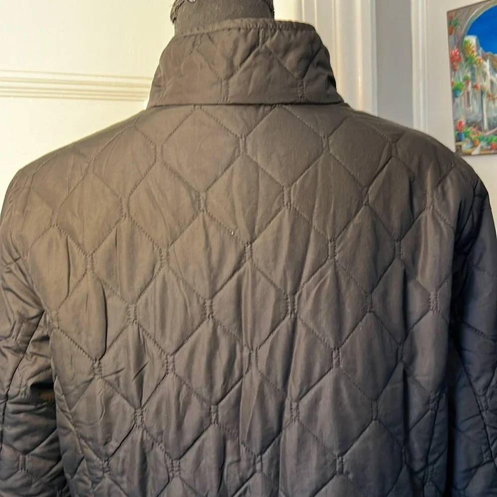 EDDIE‎ BAUER LIGHTWEIGHT BLACK QUILTED JACKET